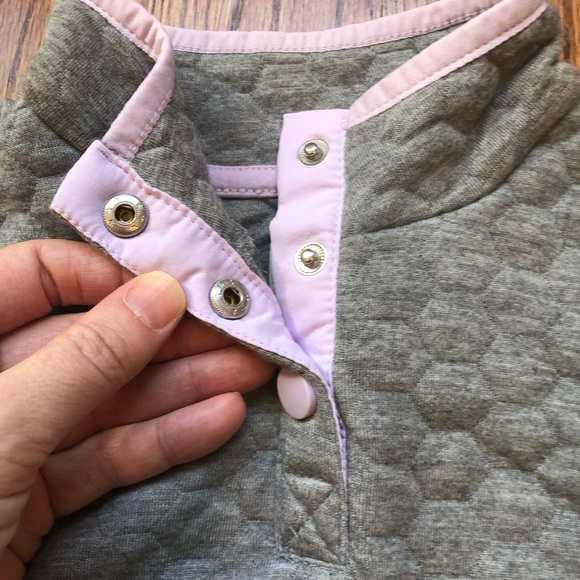 NWOT Cat & Jack Quilted Pullover Sweatshirt - Picture 4 of 6